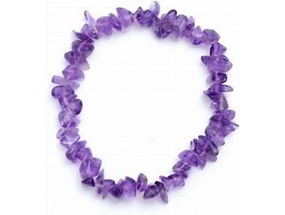 Amethyst chip Crystal Bracelet