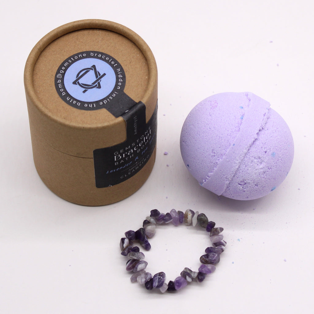Amethyst Crystal Jewellery Bath Bomb