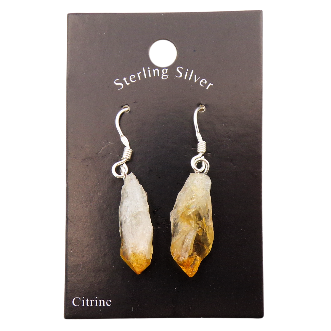 Citrine Earrings 925 silver