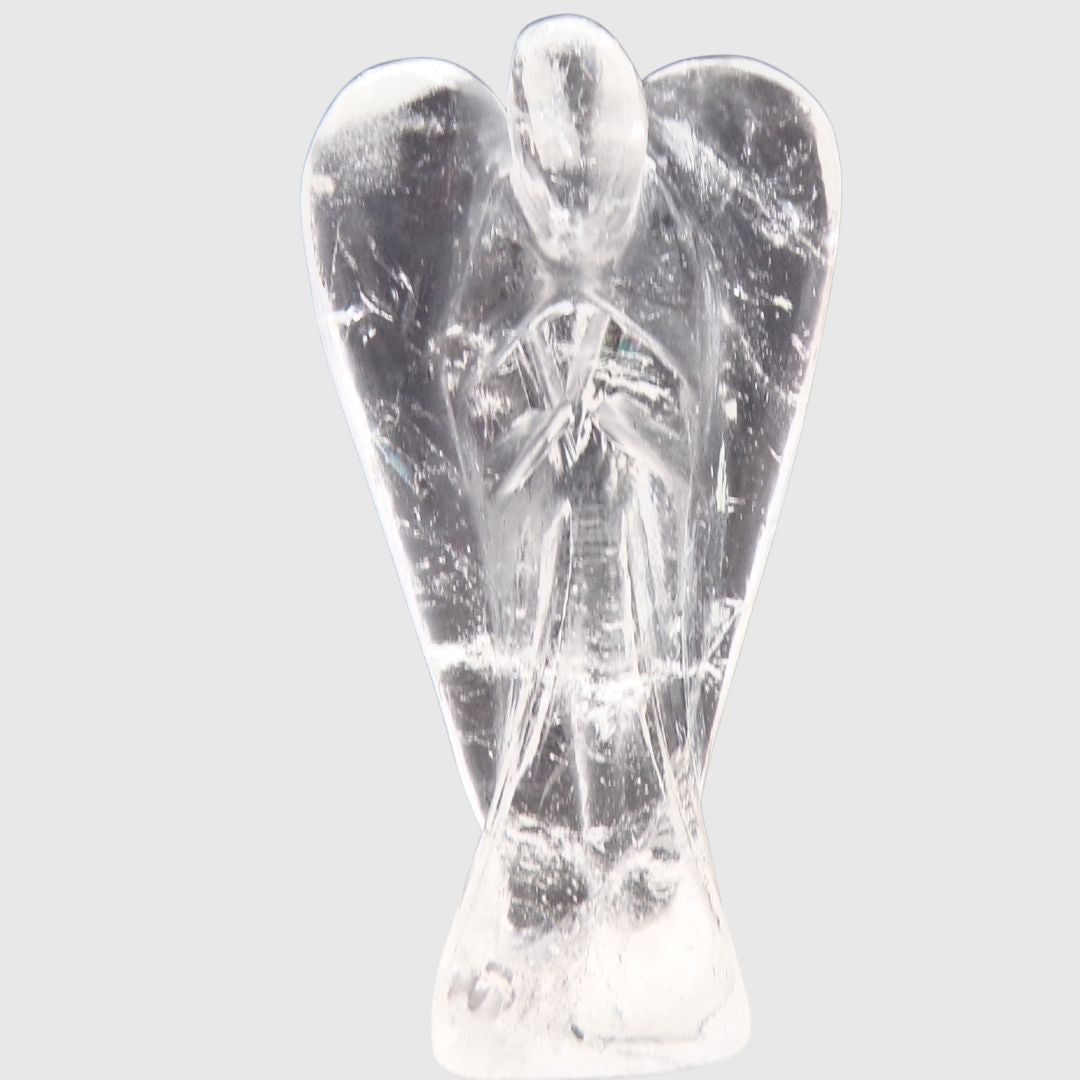 Clear Quartz Carving of an Angel 55mm