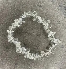 Clear Quartz Chip Crystal Bracelet