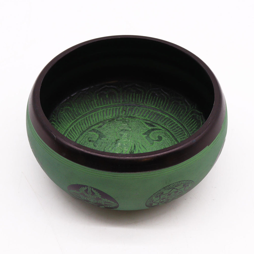 Earth Power Singing Bowl - Mandala Buddha - 16cm