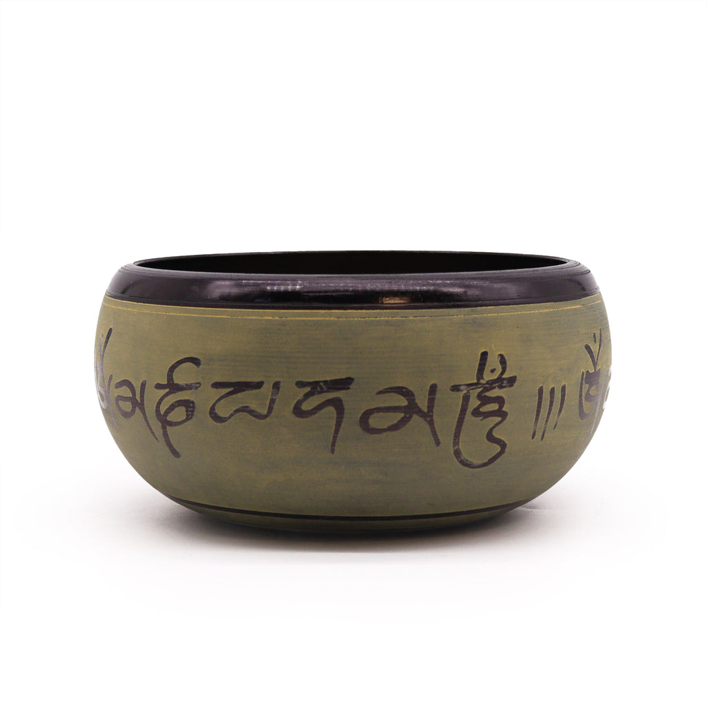 Earth Power Singing Bowl - Mantra Five Buddha - 16cm