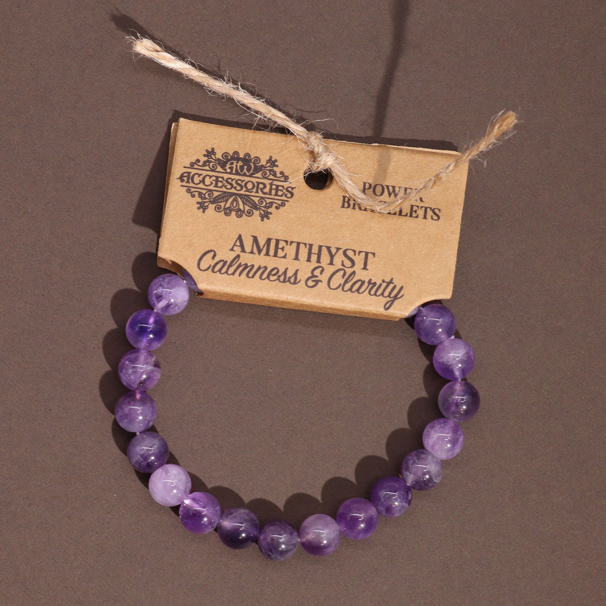 Power Bracelet Amethyst - Calmness & Clarity.