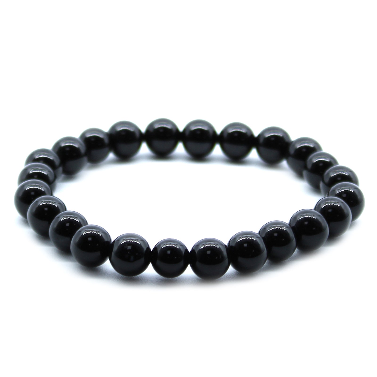 Power Bracelet - Black Agate - strength and Protection