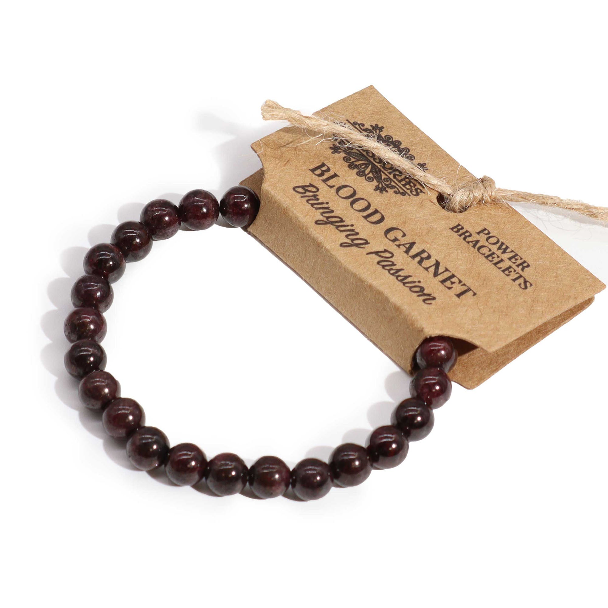 Power Bracelet - Blood Garnet - Bringing Passion