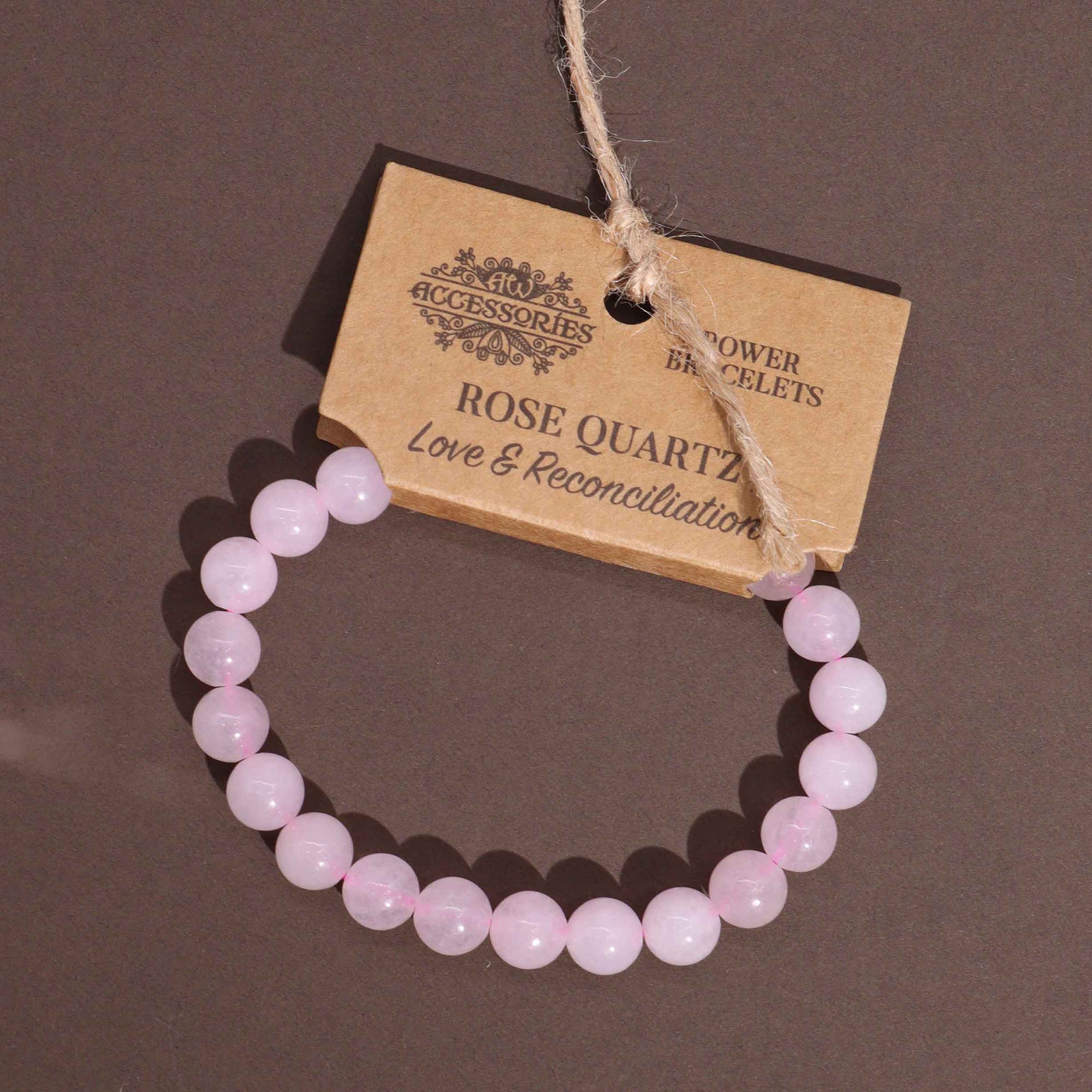 Power Bracelet - Rose Quartz - love & Reconciliation