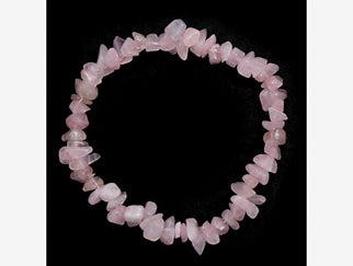Rose Quartz chip Crystal Bracelet.
