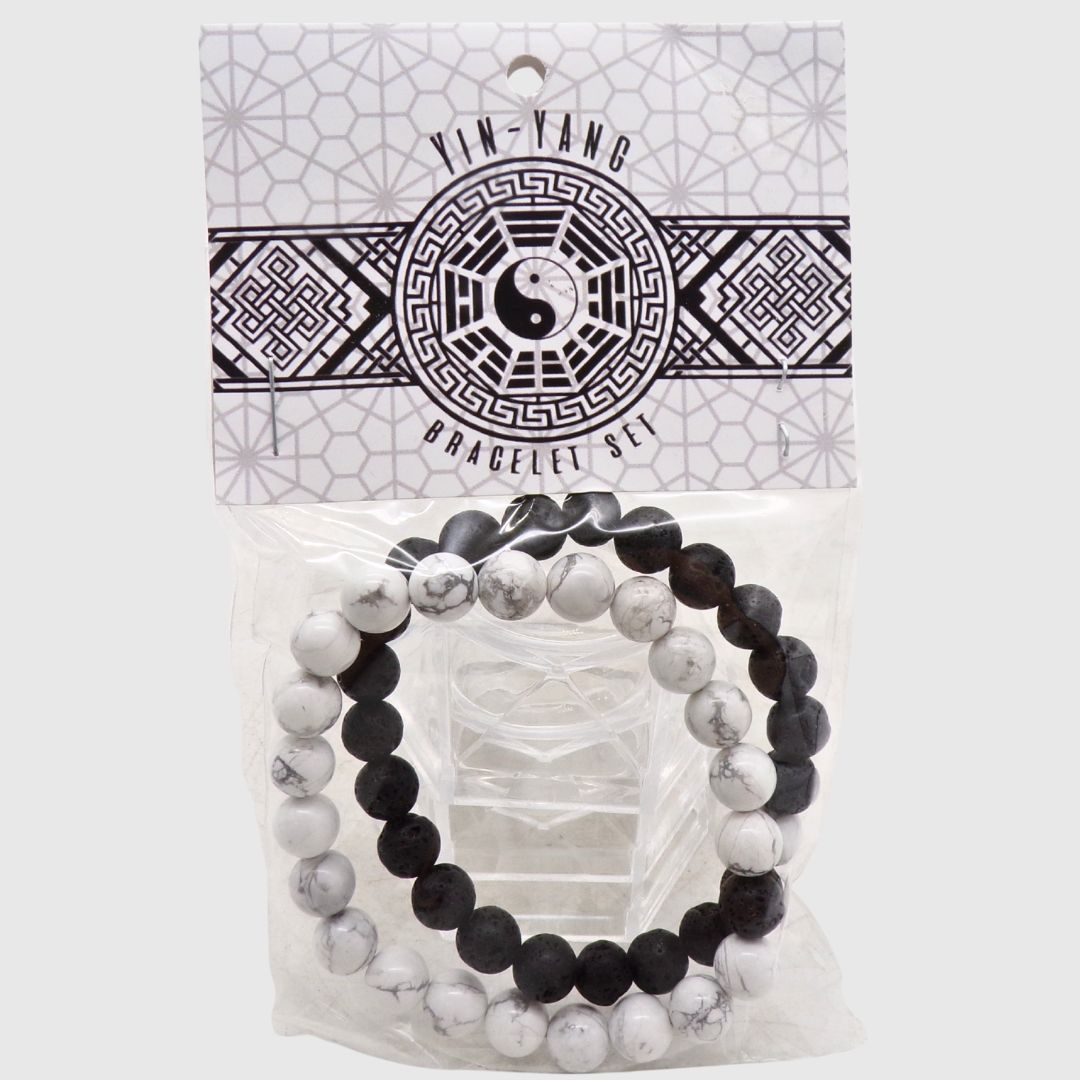 Yin and Yang Friendship  Bracelet set