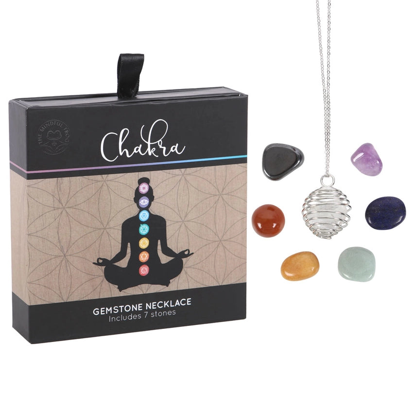 Chakra Gemstone Crystal Healing Necklace Kit