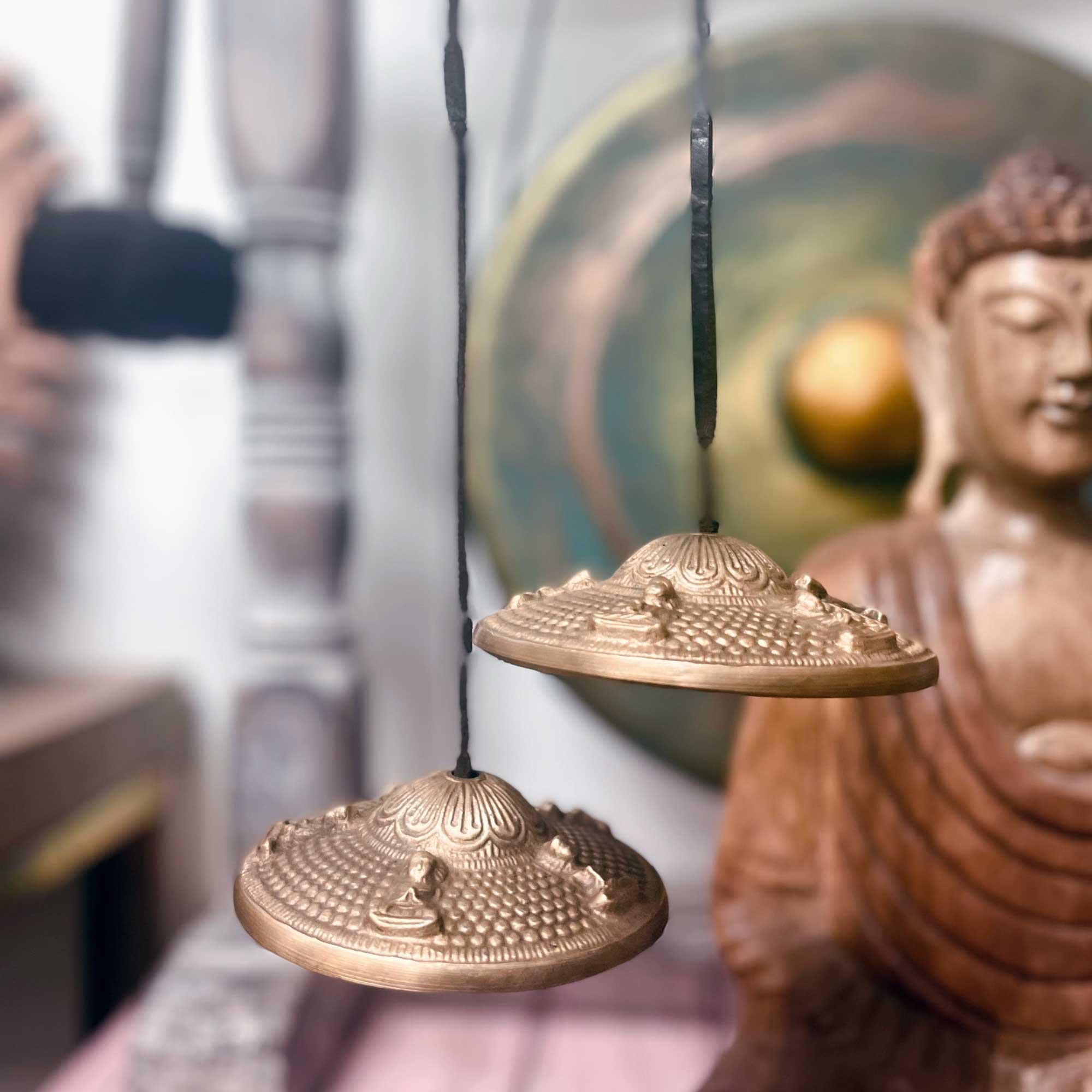 Tibetan Tingsha - Seven Chakra - approx 7cm
